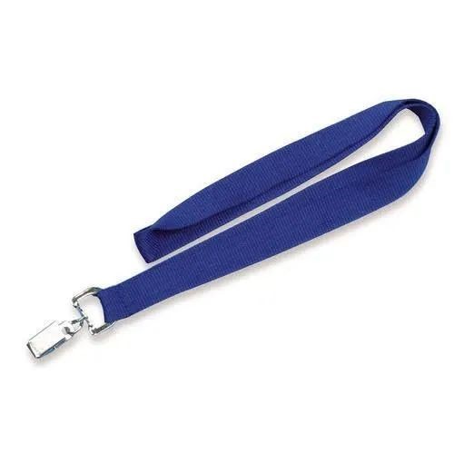 Plain Blue Lanyard